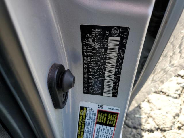Photo 10 from auction – 2015 TOYOTA COROLLA L with VIN 2T1BURHE0FC480296