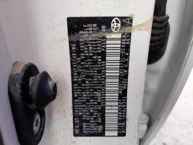 Photo 10 from auction – 2019 TOYOTA COROLLA L with VIN 5YFBURHE5KP856498