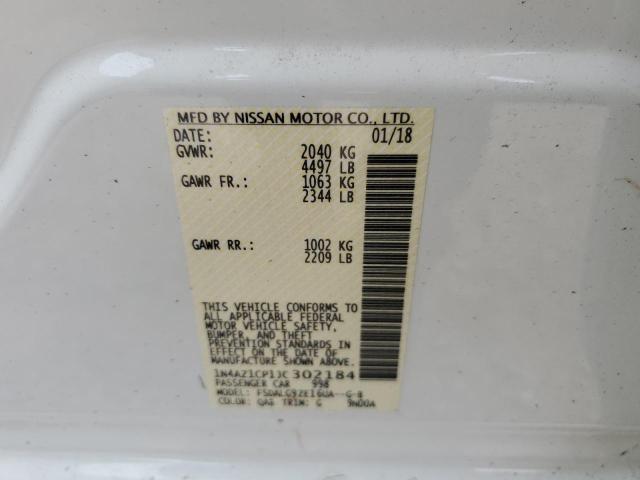 Photo 10 from auction – 2018 NISSAN LEAF S with VIN 1N4AZ1CP1JC302184