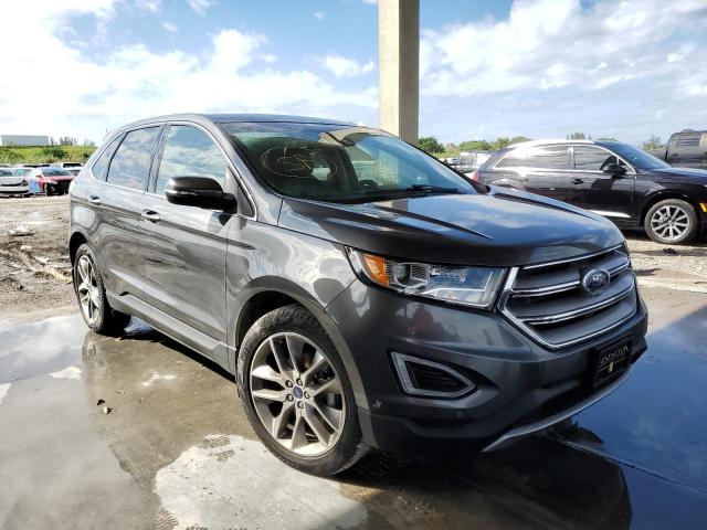 FORD EDGE TITAN 2015 with VIN 2FMPK3K98FBB60474 - Photo from auction