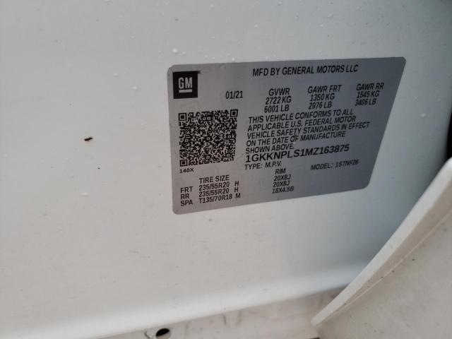 Photo 10 from auction – 2021 GMC ACADIA DEN with VIN 1GKKNPLS1MZ163875