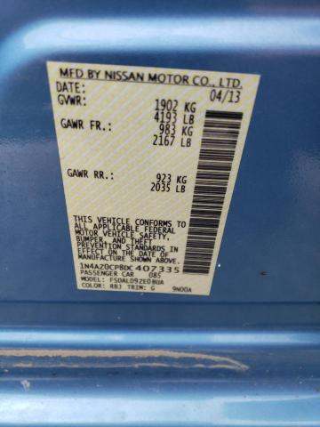 Photo 10 from auction – 2013 NISSAN LEAF S with VIN 1N4AZ0CP8DC407335
