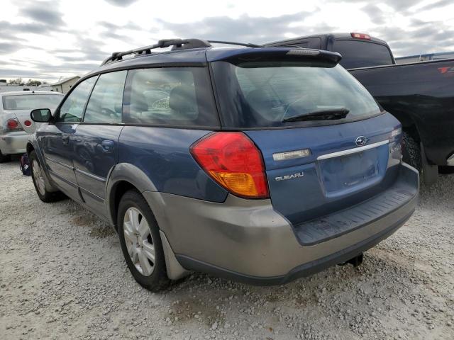 Photo 3 from auction – 2005 SUBARU LEGACY OUT with VIN 4S4BP62C756377701
