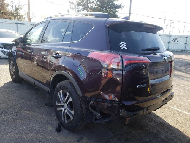 Photo 3 from auction – 2017 TOYOTA RAV4 LE with VIN 2T3ZFREVXHW343260