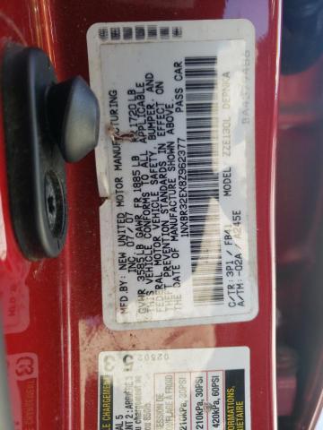 Photo 10 from auction – 2008 TOYOTA COROLLA CE with VIN 1NXBR32EX8Z962377