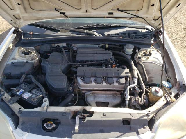 Photo 7 from auction – 2001 HONDA CIVIC LX with VIN 2HGES16581H545628