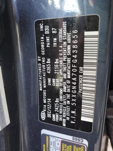 Photo 10 from auction – 2015 KIA OPTIMA EX with VIN 5XXGN4A70FG438656