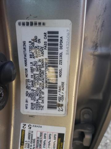 Photo 10 from auction – 2007 TOYOTA COROLLA CE with VIN 1NXBR32E37Z929218