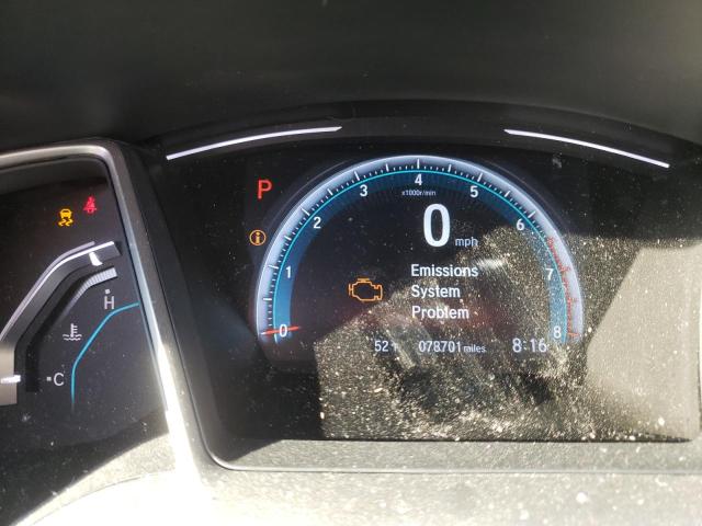 Photo 8 from auction – 2017 HONDA CIVIC EXL with VIN 19XFC1F76HE005394