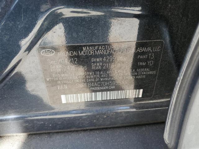 Photo 10 from auction – 2013 HYUNDAI SONATA GLS with VIN 5NPEB4AC7DH595535
