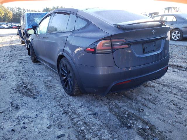Photo 3 from auction – 2022 TESLA MODEL X with VIN 7SAXCBE6XNF344056