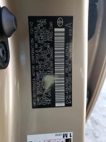 Photo 10 from auction – 2011 TOYOTA COROLLA with VIN JTDBU4EE9B9128650