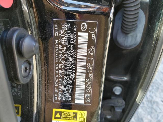 Photo 10 from auction – 2014 LEXUS ES 350 with VIN JTHBK1GG0E2118362