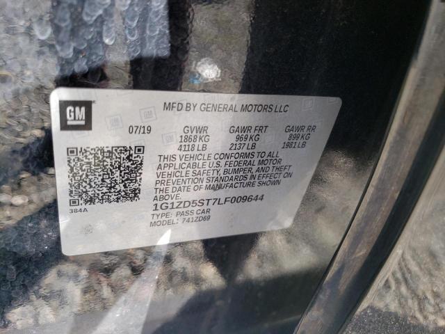 Photo 10 from auction – 2020 CHEVROLET MALIBU LT with VIN 1G1ZD5ST7LF009644