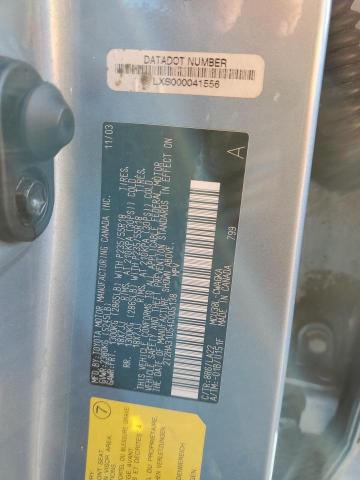 Photo 10 from auction – 2004 LEXUS RX 330 with VIN 2T2HA31U54C005138