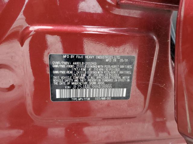 Photo 10 from auction – 2017 SUBARU FORESTER 2 with VIN JF2SJAAC3HH408866