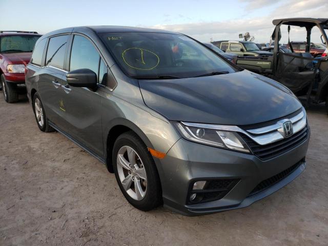 HONDA ODYSSEY EX 2018 with VIN 5FNRL6H76JB034398 - Photo from auction