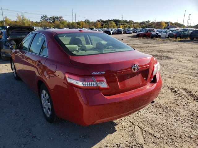 Photo 3 from auction – 2011 TOYOTA CAMRY BASE with VIN 4T4BF3EK2BR110791