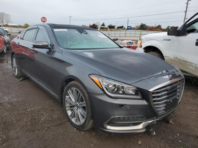 GENESIS G80 BASE 2018 with VIN KMHGN4JE2JU242361 - Photo from auction