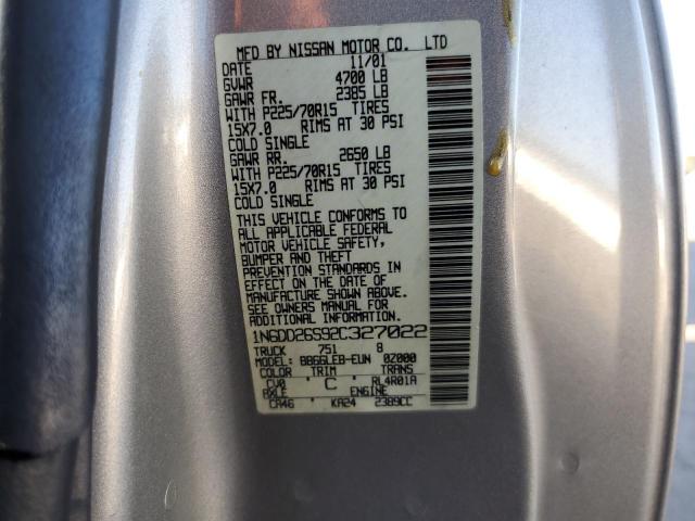 Photo 10 from auction – 2002 NISSAN FRONTIER K with VIN 1N6DD26S92C327022