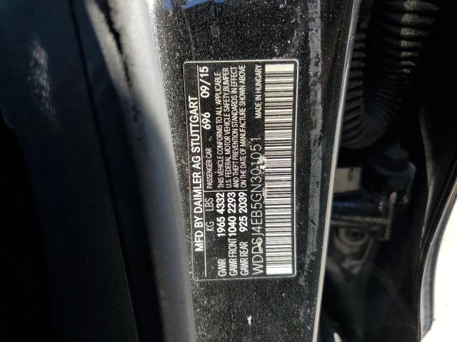 Photo 10 from auction – 2016 MERCEDES-BENZ CLA 250 with VIN WDDSJ4EB5GN301051