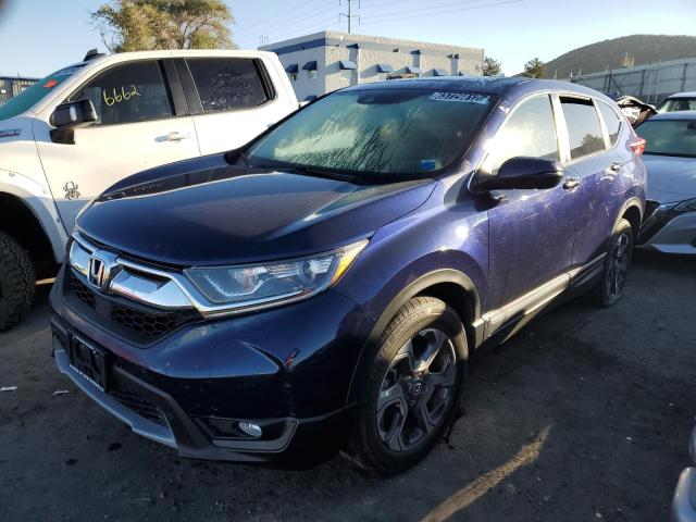 HONDA CR-V EX 2018 with VIN 7FARW2H52JE076652 - Photo from auction