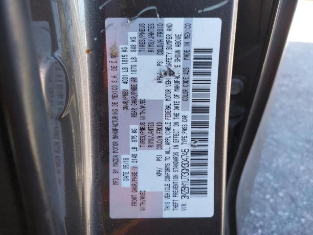 Photo 10 from auction – 2016 MAZDA 3 SPORT with VIN 3MZBM1U73GM304745