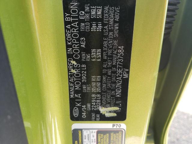 Photo 10 from auction – 2014 KIA SOUL with VIN KNDJN2A29E7737584