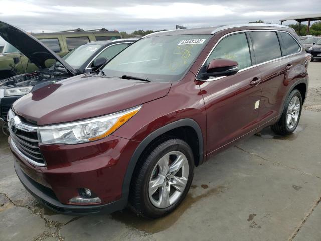 Photo 2 from auction – 2016 TOYOTA HIGHLANDER with VIN 5TDYKRFH8GS183606