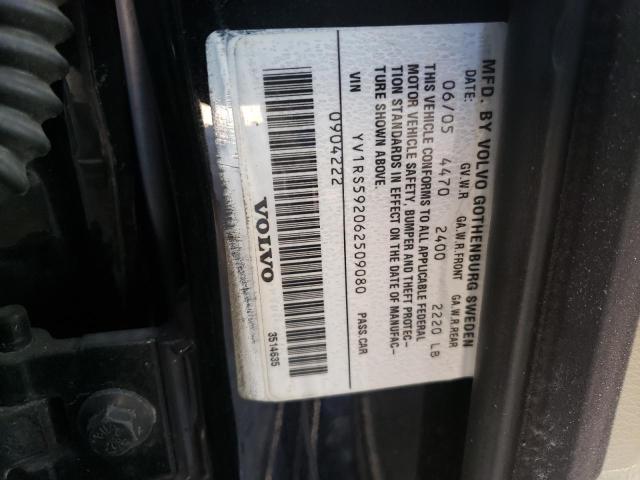 Photo 10 from auction – 2006 VOLVO S60 2.5T with VIN YV1RS592062509080