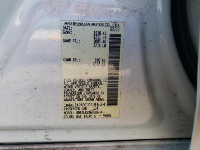 Photo 10 from auction – 2013 NISSAN ALTIMA 2.5 with VIN 1N4AL3AP4DC218624