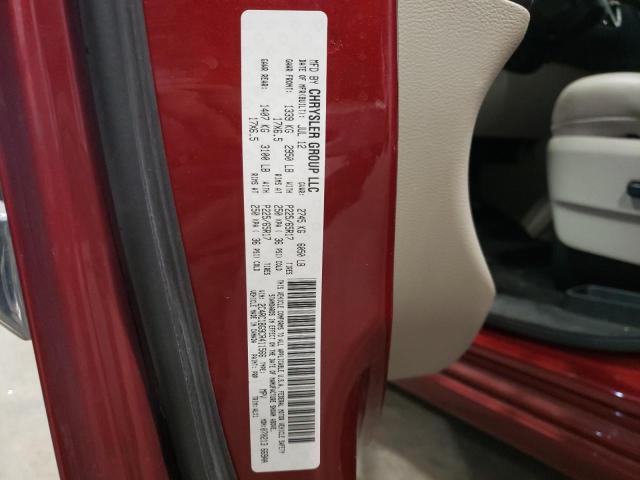 Photo 10 from auction – 2012 CHRYSLER TOWN & COU with VIN 2C4RC1BG9CR411566