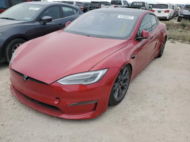 Photo 2 from auction – 2021 TESLA MODEL S with VIN 5YJSA1E61MF452698