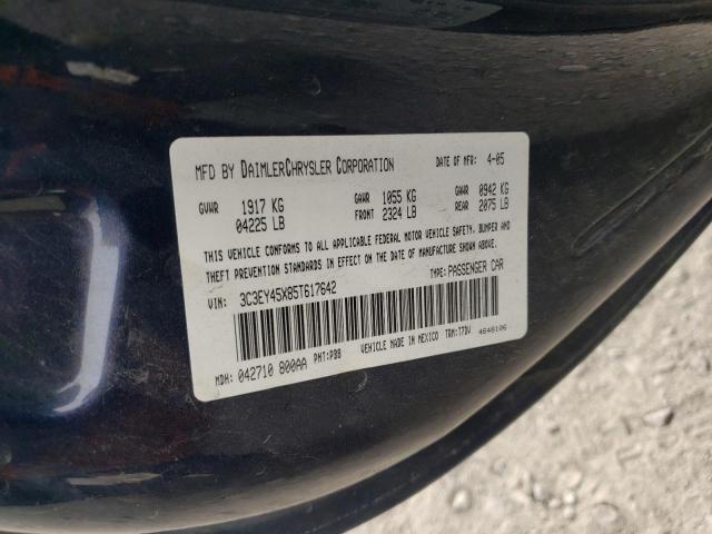 Photo 10 from auction – 2005 CHRYSLER PT CRUISER with VIN 3C3EY45X85T617642