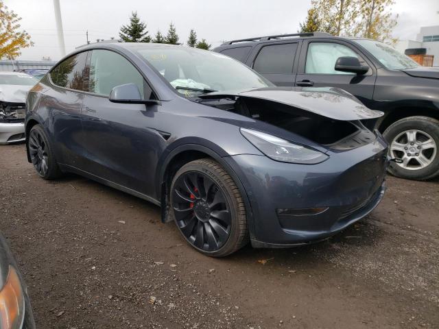 TESLA MODEL Y 2022 with VIN 7SAYGDEF7NF507590 - Photo from auction