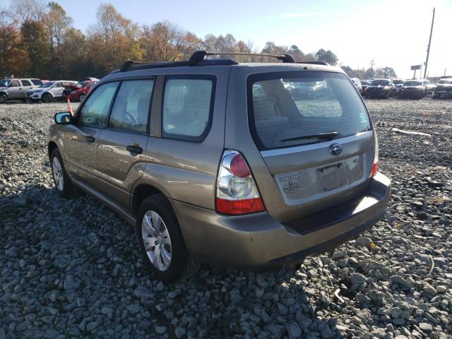 Photo 3 from auction – 2008 SUBARU FORESTER 2 with VIN JF1SG63668H709235