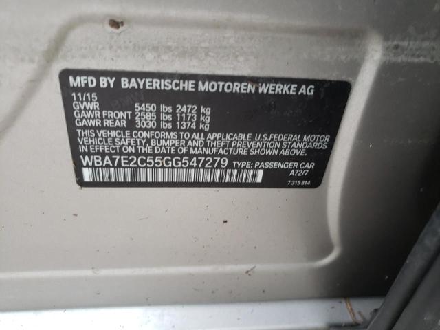 Фото 10 с аукциона – 2016 BMW 740 I с VIN WBA7E2C55GG547279