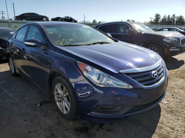 HYUNDAI SONATA GLS 2014 with VIN 5NPEB4AC3EH931571 - Photo from auction