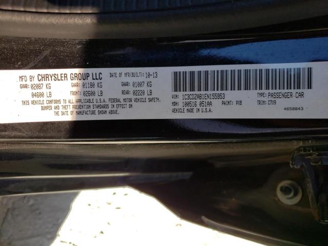 Photo 10 from auction – 2014 DODGE AVENGER SE with VIN 1C3CDZAB1EN155953