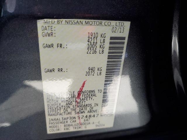 Photo 10 from auction – 2013 NISSAN ALTIMA 2.5 with VIN 1N4AL3AP3DN524847