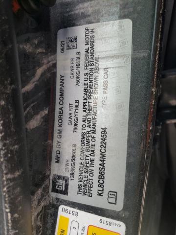 Photo 10 from auction – 2021 CHEVROLET SPARK LS with VIN KL8CB6SA4MC224594