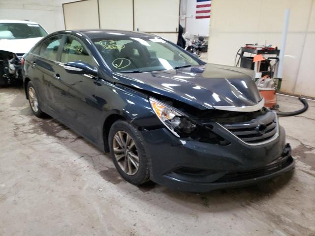 HYUNDAI SONATA GLS 2014 with VIN 5NPEB4AC9EH911647 - Photo from auction