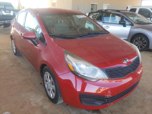 KIA RIO LX 2014 with VIN KNADM4A33E6325586 - Photo from auction