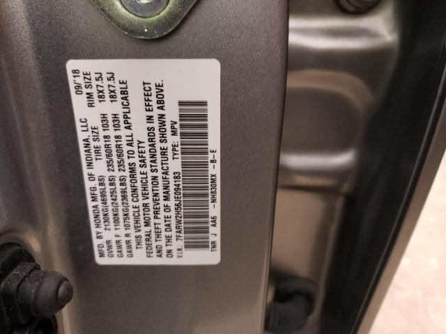 Photo 10 from auction – 2018 HONDA CR-V EX with VIN 7FARW2H56JE094183