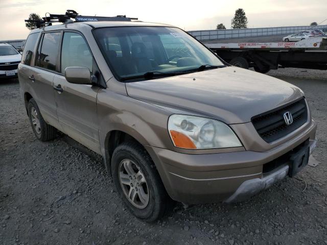 HONDA PILOT EXL 2003 with VIN 2HKYF186X3H566996 - Photo from auction