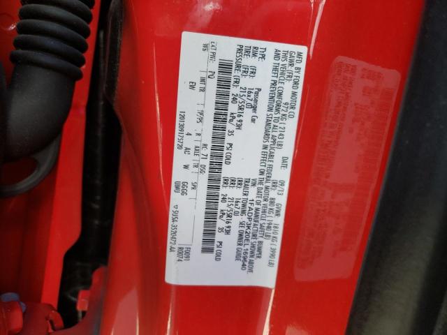 Photo 10 from auction – 2014 FORD FOCUS SE with VIN 1FADP3K20EL169640