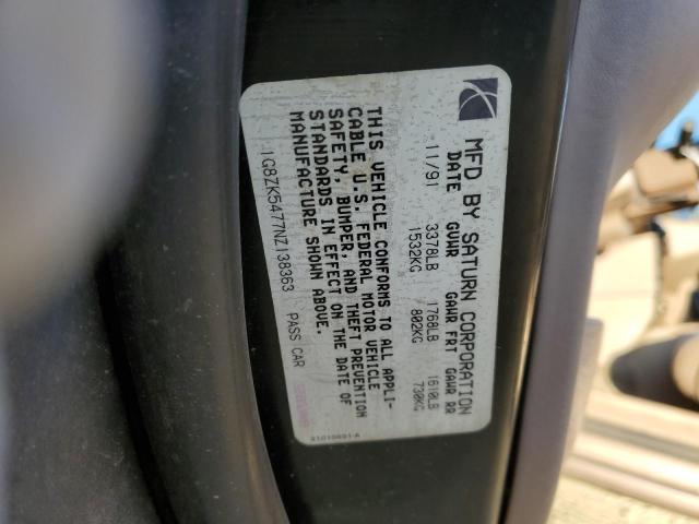 Zdjęcie 10 z aukcji – 1992 SATURN SL2 z VIN 1G8ZK5477NZ138363