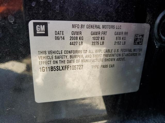 Photo 10 from auction – 2015 CHEVROLET MALIBU LS with VIN 1G11B5SLXFF105727