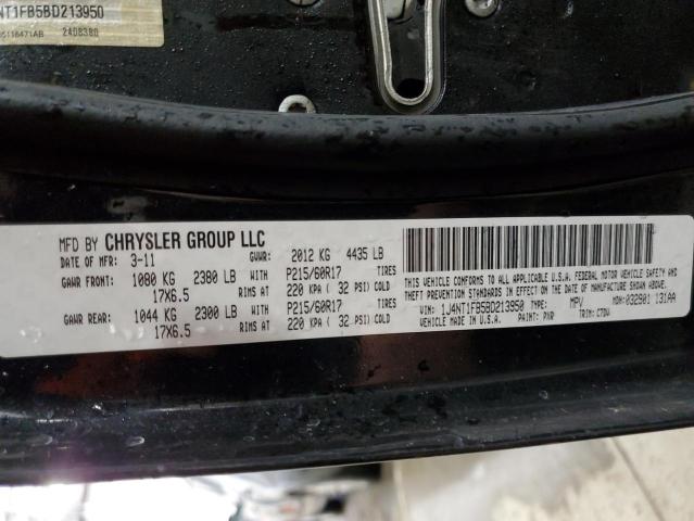 Photo 10 from auction – 2011 JEEP COMPASS SP with VIN 1J4NT1FB5BD213950