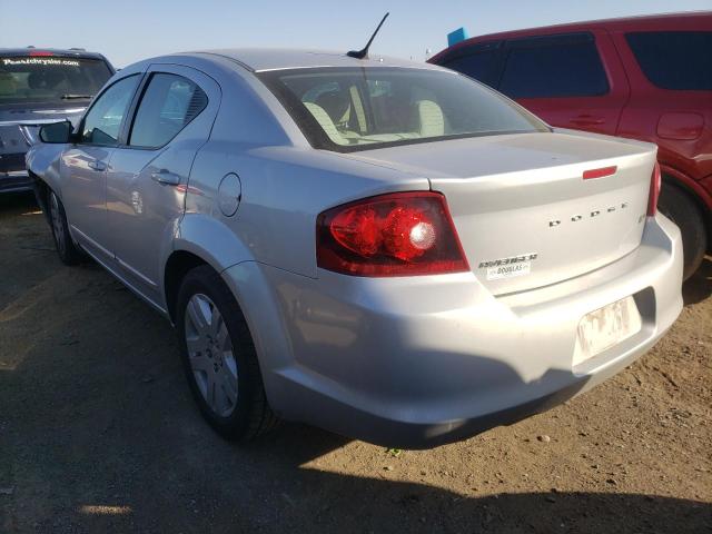 Photo 3 from auction – 2012 DODGE AVENGER SE with VIN 1C3CDZAG4CN258941